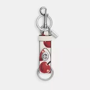Coach Trigger Snap Bag Charm With Cherry Print - NWT
